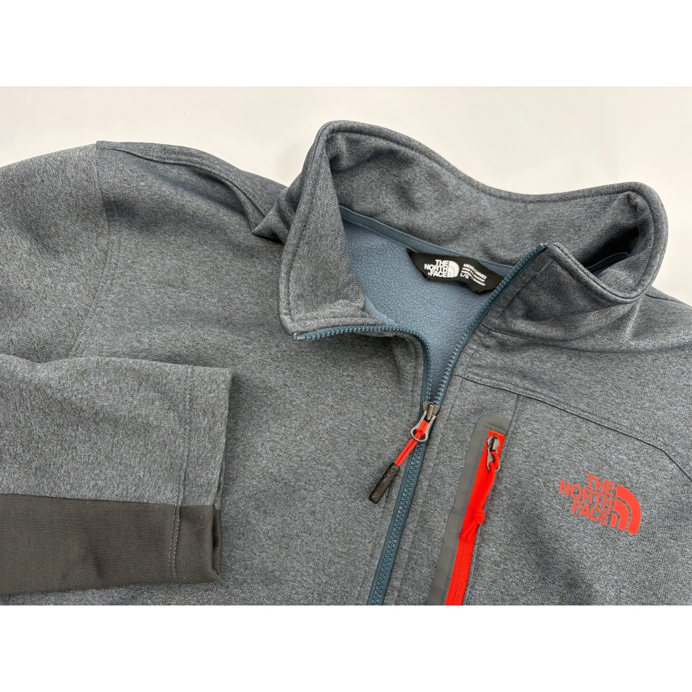 The North Face Canyonlands Men's Gray 1/2 Zip Fleece Pullover Sweater, Large